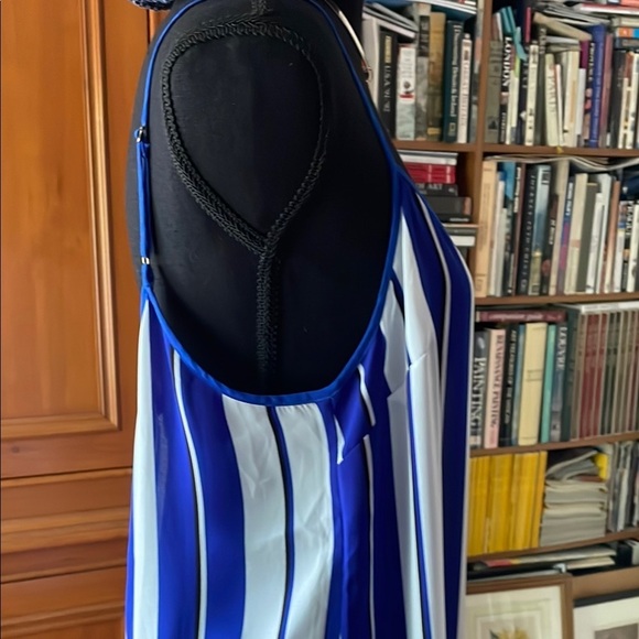 ☀️🕶️J. Crew Blue and White Striped Swim//Slip Coverup☀️🕶️ - Picture 5 of 11